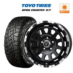 サマータイヤ ホイール 4本セット BADX ロクサーニ バトルシップ ネオ TOYO オープンカントリー R/T  215/70R16 デリカD5 等