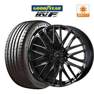 サマータイヤ ホイール 4本セット ウェッズ レオニス SK BLACK METAL EDITION グッドイヤー イーグル RV-F  245/35R20｜cpm