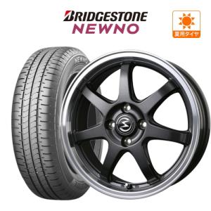 サマータイヤ ホイール 4本セット エスホールド S-7S BRIDGESTONE ニューノ 155/65R14