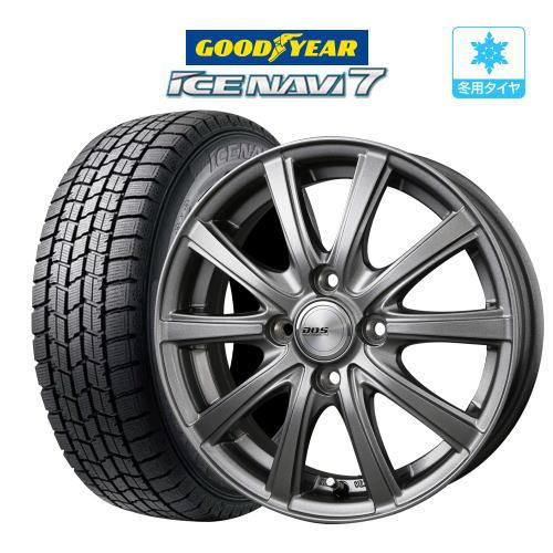 【2025年製】スタッドレス タイヤ ホイール 4本 4穴 pcd100 DOS SE-10R pl...