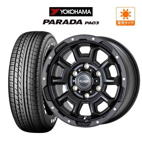 200系 ハイエース ホイール 4本 JAOS ジャオス アダマス BL5 YOKOHAMA パラダ...