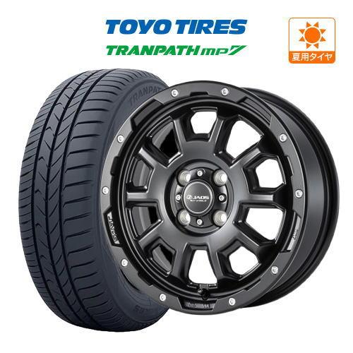 夏タイヤ ホイール 4穴 pcd100 4本 JAOS ジャオス アダマス BL5 TOYO トラン...