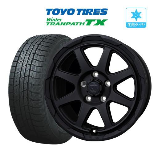 スタッドレス タイヤ ホイール 4本 5穴114 ロックケリー MX-V TOYO ウィンタートラン...
