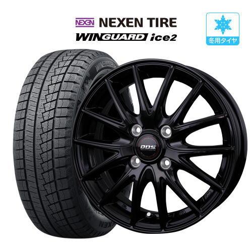 スタッドレス タイヤ ホイール 4本 14インチ 4穴 pcd100 DOS RP-7 ネクセン ウ...