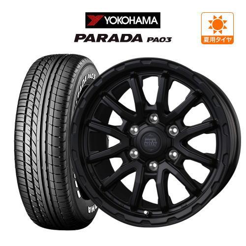 200系 ハイエース ホイール 4本 BADX ロックケリー MX-H YOKOHAMA パラダ P...