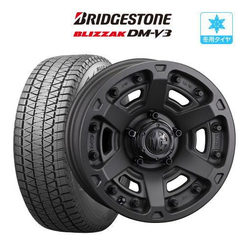 スタッドレス タイヤ ホイール 4本 6穴139 MG アーマー FF BRIDGESTONE ブリ...