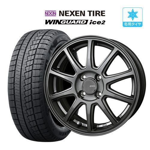 スタッドレス タイヤ ホイール 4本 14インチ 4穴 pcd100 DOS SP-10R ネクセン...