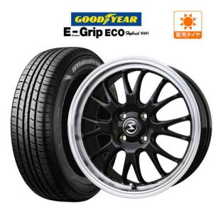 サマータイヤ ホイール 4本セット BADX エスホールド S-8M GY エフィシエント グリップ エコ EG01 175/60R16 クロスビー