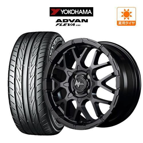サマータイヤ ホイール 4本 MID ナイトロパワー M28 バレット KC YOKOHAMA アド...