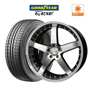 サマータイヤ ホイール 4本セット BADX ロクサーニ グラスターファイブ グッドイヤー イーグル LS EXE 225/35R20｜cpm