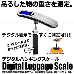 ラゲッジ チェッカー ハンディ 吊り下げ はかり ハンギング スケール デジタル 最大 50kg 小型 軽量 荷物 重さ｜cpmania