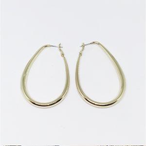 フープ  シンプル ピアス カジュアル イヤリング 大ぶり ゴールド  Earrings  レディース｜cpmania