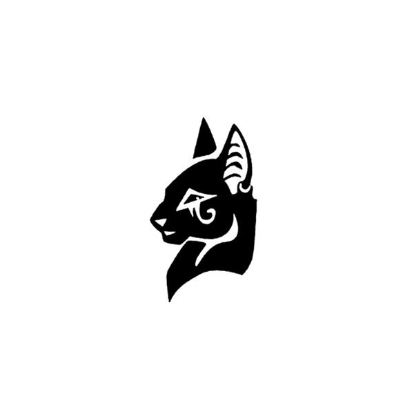 にゃんこ ステッカー バステト 猫 キャット エジプト カスタム cat sticker