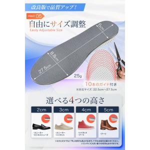 医師監修 シークレットインソール 2cm or...の詳細画像5