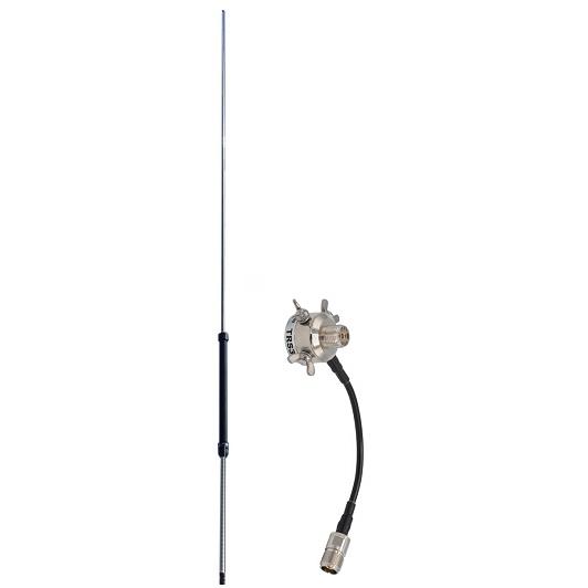 第一電波工業 RHM8B 7〜50MHz帯広帯域ハンディーアンテナ BNC-P + TRS3 三脚用...