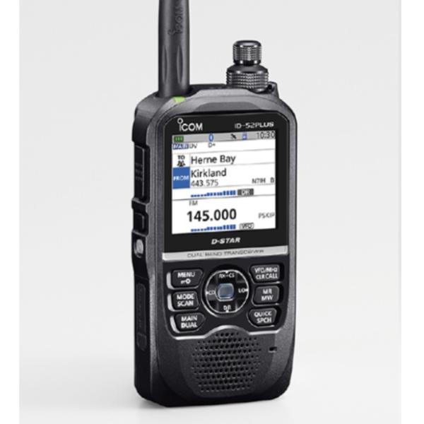 ID-52PLUS 144/430MHz デュアルバンド5Wデジタルトランシーバー(GPSレシーバー...