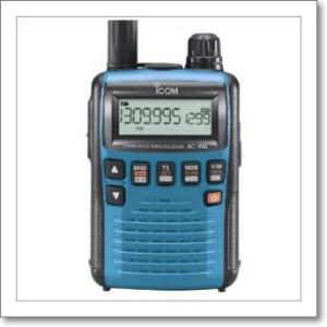 IC-R6メタリックブルー/全国版 + 液晶保護シート + OHM-SJ-06■ICR6ブルー全国版...