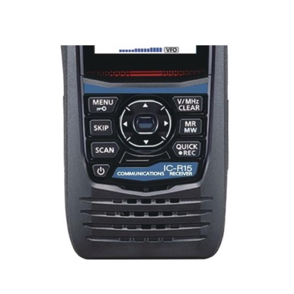 CS-ICR15-FUJI-PURPLE-03　紫：藤  IC-R15用カラーシート ※無線機本体含...