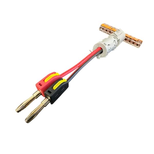 OHM-BP25AZ クランプフィルター(大)を2個付 『ワンパチ君』のバナナクリップ(陸軍端子)版...