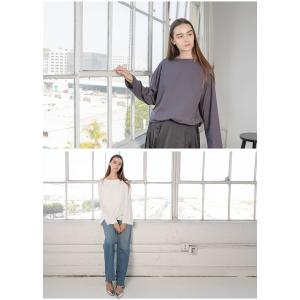 授乳服 トップス 長袖 授乳口付き 服 インナ...の詳細画像4