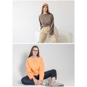 授乳服 トップス 長袖 授乳口付き 服 インナ...の詳細画像5