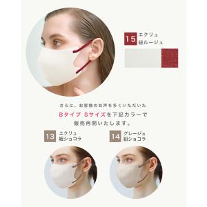 マスク 不織布 冷感 立体 カラー 小さめ 大...の詳細画像2