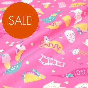 SALE USAコットン FIGO AMERICAN ROAD TRIP