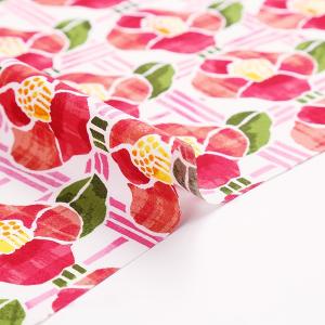 みすゞうた シーチング 生地 郵便局の椿 茜色 布地 布 和 テキスタイル 綿 和 柄 プリント 日本製 通販 ネコポス 人気 おすすめ 着物 浴衣 最安値 価格比較 Yahoo ショッピング 口コミ 評判からも探せる