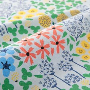 Kippis オックス生地 ヴィッリクッカ 野生の花 グレー キッピス 布地 北欧 テキスタイル 綿 柄 日本製 通販入園 入学 ネコポス 人気 おすすめ