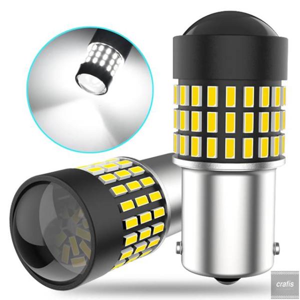 並行輸入品 2 個 P21W 1156 BA15S 5008 7506 R5W R10W LED C...