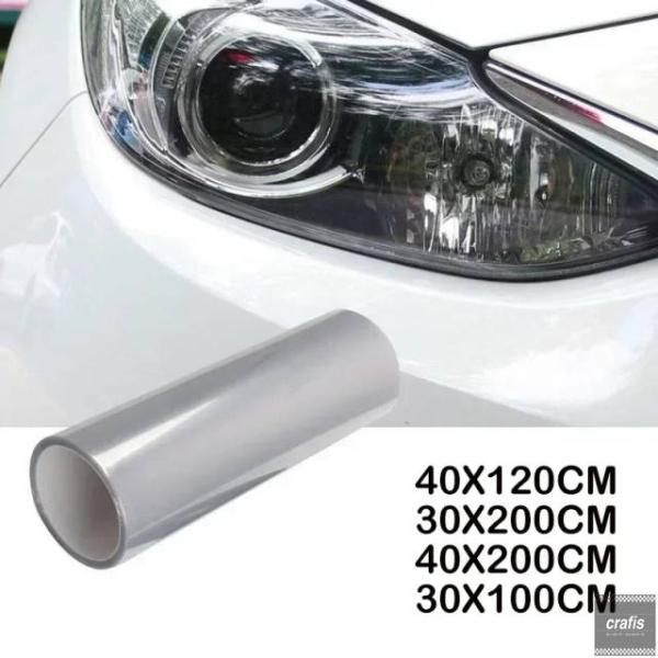並行輸入品 クリアライトPVCフィルム 30x200cm ヘッドライト テールライト用ラップカバーフ...