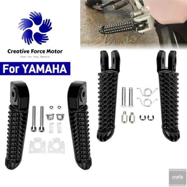 並行輸入品 オートバイフロントフットペグリアフットレストレーシングライダーパッセンジャーペダル YA...