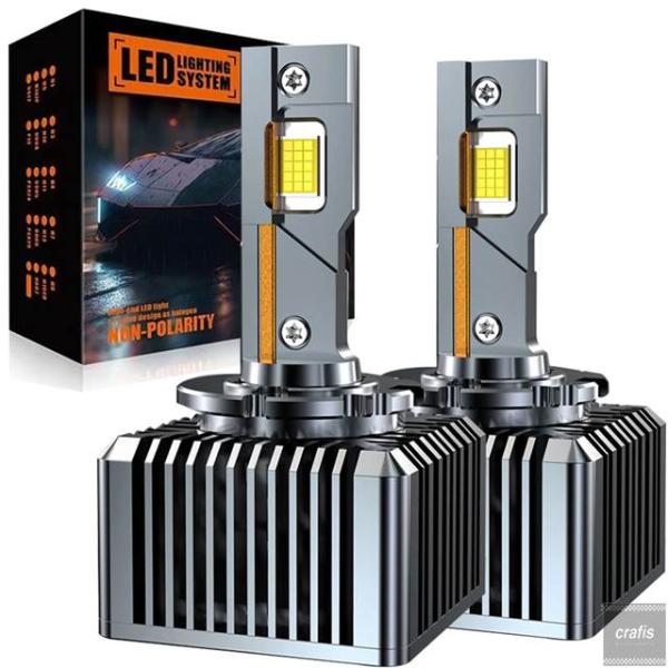 並行輸入品 30000LM D1S LEDヘッドライト D3S Canbusバルブ CSP 3570...