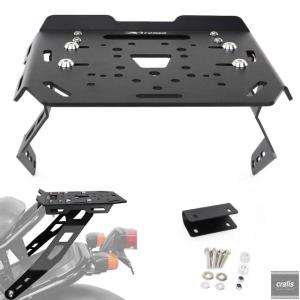並行輸入品 ホンダ ラッカス 50 ズーマー 2003-2025) 用 オートバイ リアラック カーゴ トップケース リアラックキャリア シェルフ サポート ブラケ パーツ 部品