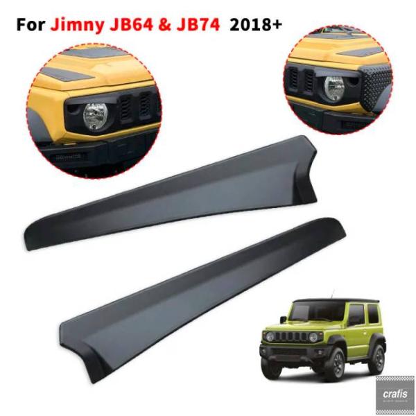 並行輸入品 スズキ JB64 JB74 アクセサリー ABS 車用 アングリー ヘッドライト アイブ...