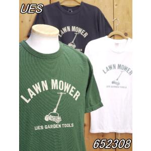 ウエス LAWN MOWER Tシャツ グリーン ホワイト ネイビー ues 652308