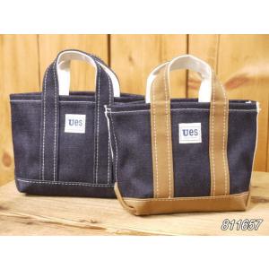 ウエス UES デニムトートバック Sサイズ　811657 denimtotebag デニム ブラウ...