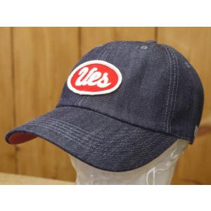UES ウエスデニムキャップ 82DC Ues レッド ベースボールキャップ