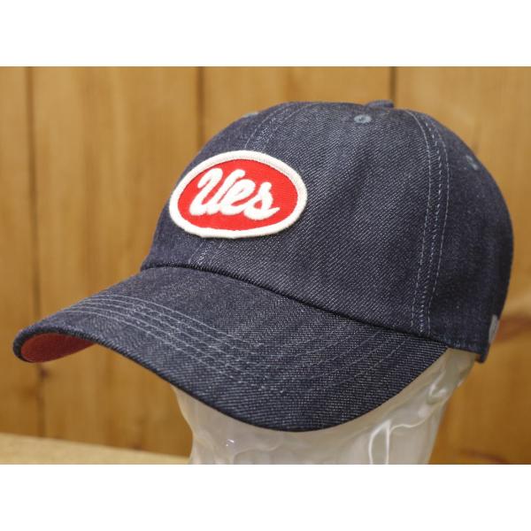 UES ウエスデニムキャップ 82DC Ues レッド ベースボールキャップ