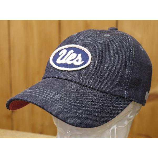 UES ウエスデニムキャップ 82DC Ues ネイビー ベースボールキャップ