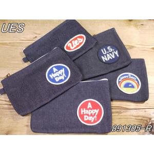 ウエス UES デニムペンケース 891305-R デニム小物入れ シガレットケース