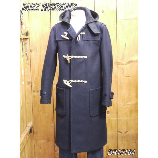 バズリクソンズ アビエーション・アソシエイツ ダッフルコート ネイビー BUZZ RICKSON'S...