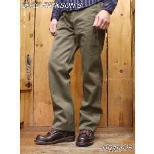 バズリクソンズ オリジナルスペックチノ オリーブ BR40025A