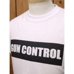 CRAFT Slang Tee GUN CONTROL ホワイト ブラック ロゴTシャツ CR191...