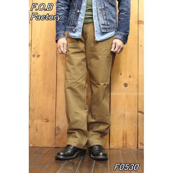 F.O.B ファクトリー 11oz.コットンダックワークパンツ F0530 エフオービーファクトリー...