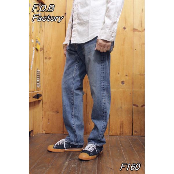 F.O.B ファクトリー セルビッチ 66 デニム 5P F160 エフオービーファクトリー fob...