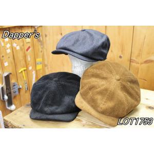 ダッパーズ MW スペシャルキャスケット ダークネイビー キャメル ブラック dapper's LO...
