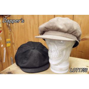 ダッパーズ クラシカルキャスケット ベージュ ブラック dapper's LOT1756 ハンチング