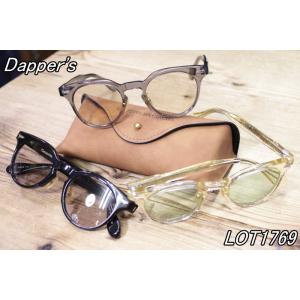 ダッパーズ×グルーヴァー ダブルネームサングラス Type FOKKER LOT1769 dappe...