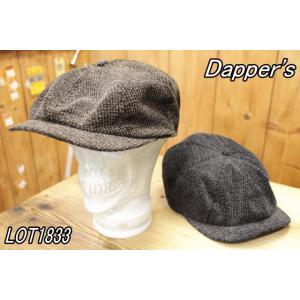 ダッパーズ MW コーデュロイスペシャルキャスケット ブラック ブラウン dapper's LOT1...